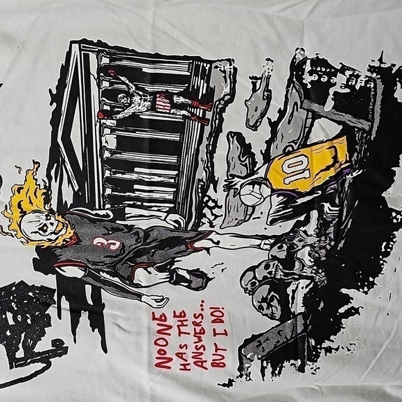 Philadelphia 76ers Allen Iverson Dope‎ Skull Tee Shirt Size Small NWT - Picture 3 of 10